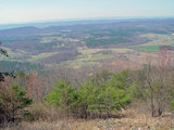 Ridge and valley view from the parking lot