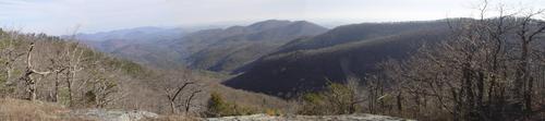 Panoramic view of Georgia mountains using PSE