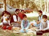 Munira, a relative & his wife, Fowzi, Mom, me in Libya