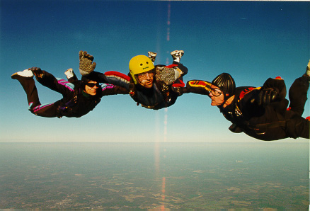 Zack skydiving