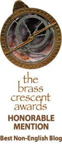 Honorable Mention, Brass Crescent Awards, best non-english blog