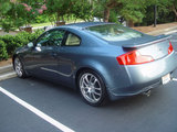 Rear left view of my Infiniti G35