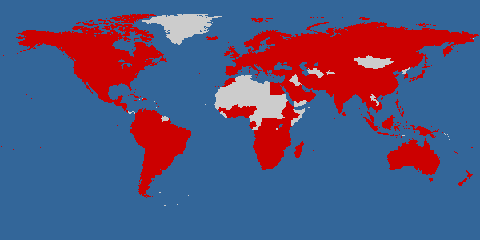 Visitor Countries Map