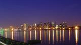 Downtown Manhattan after sunset