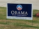 Obama Yard Sign