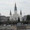 Jackson Square from boat